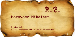 Moravecz Nikolett névjegykártya